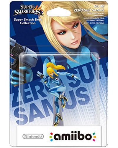 Nintendo Amiibo фигура - Zero Suit Samus [Super Smash Bros. Колекция] (Wii U) - 6